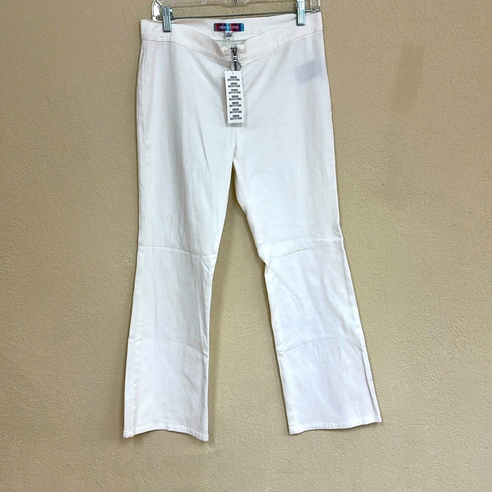 Urban Outfitters Crisp White Wide Leg Jeans